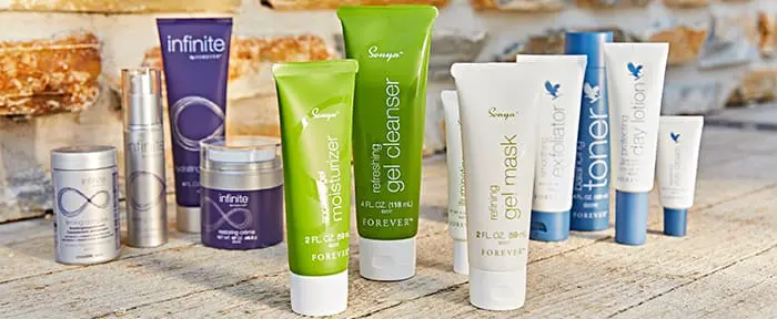 Huidverzorgingsproducten van Forever Living